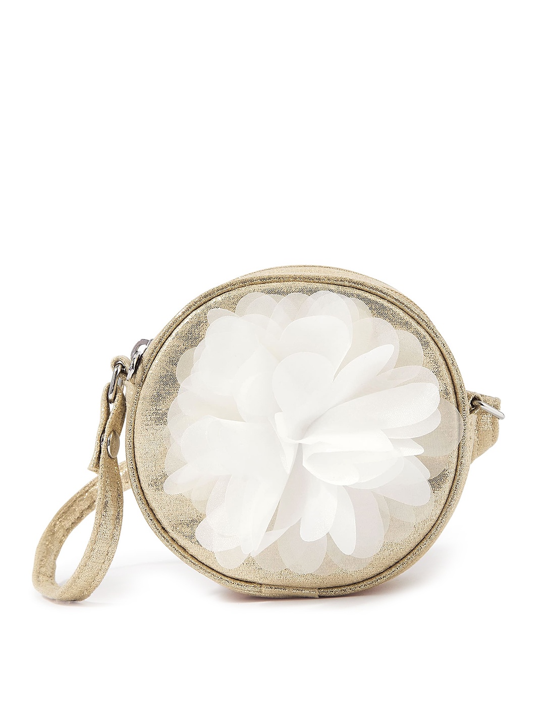 

Accessorize London Girls Corsage Round Sling Bag, White