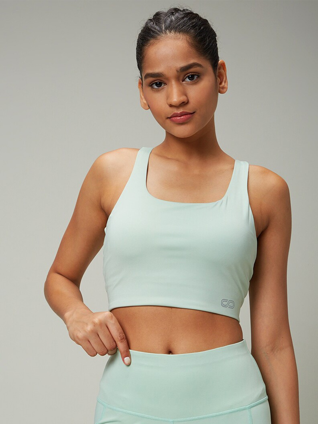 

Silvertraq Moisture Wicking Full Coverage Anti Odour Sports Bra, Green