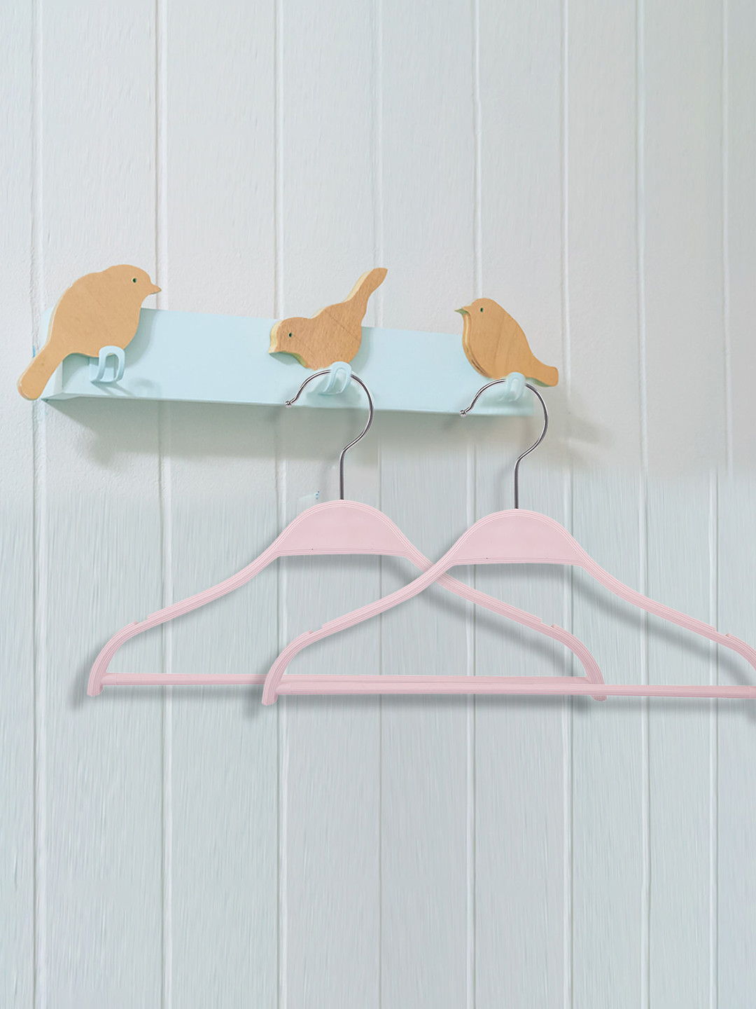 

Baby Moo 2 Pieces Sleek Pink Baby Hanger