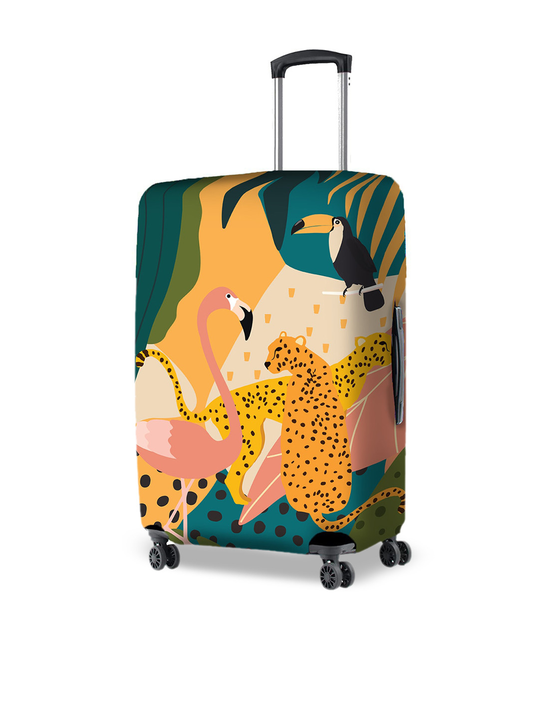 

Nasher Miles Hard-Sided Large Trolley Suitcase Cover, Yellow