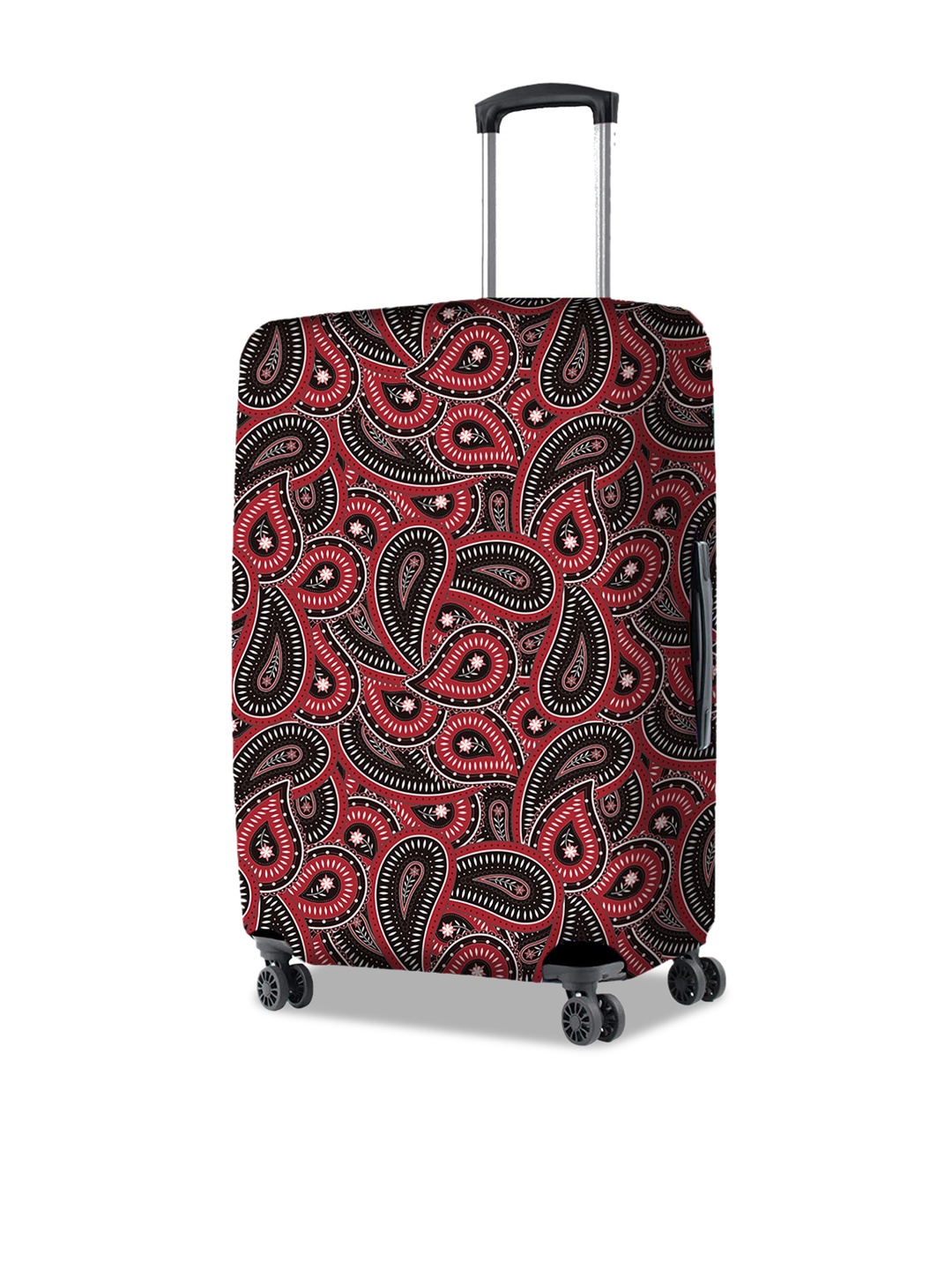 

Nasher Miles Printed Large Luggage Cover, Maroon