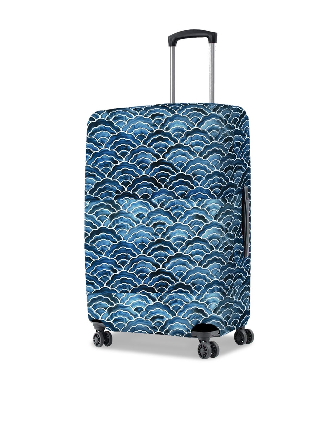 

Nasher Miles Printed Large Protective Luggage Cover, Blue