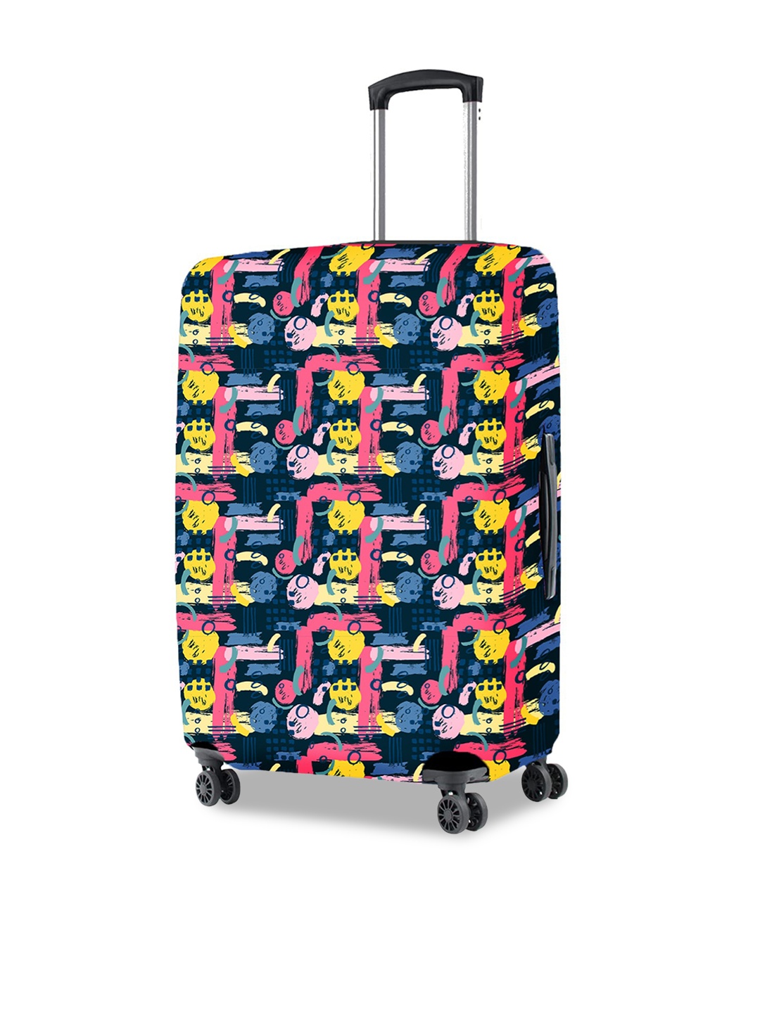 

Nasher Miles Printed Luggage Cover, Blue