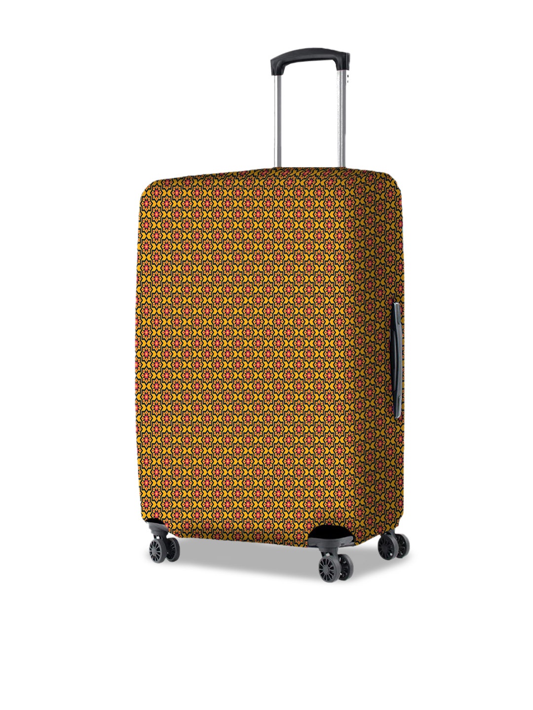 

Nasher Miles Printed Luggage Cover, Yellow