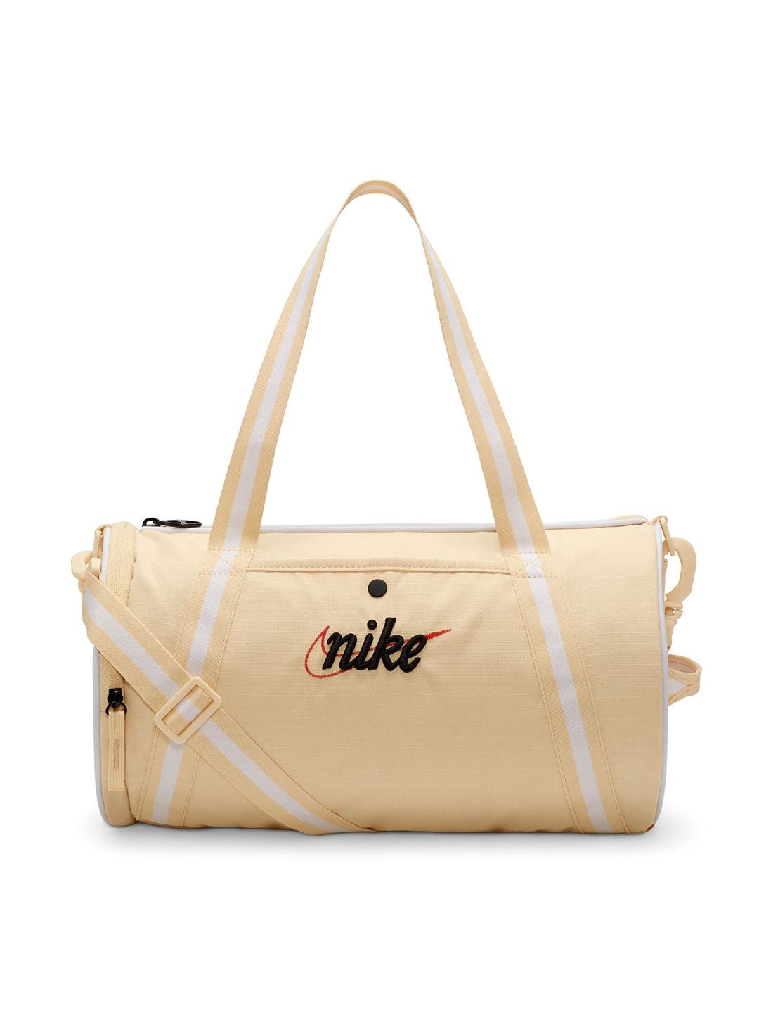 

Nike Women Heritage Retro Logo Printed Duffel Bag, White