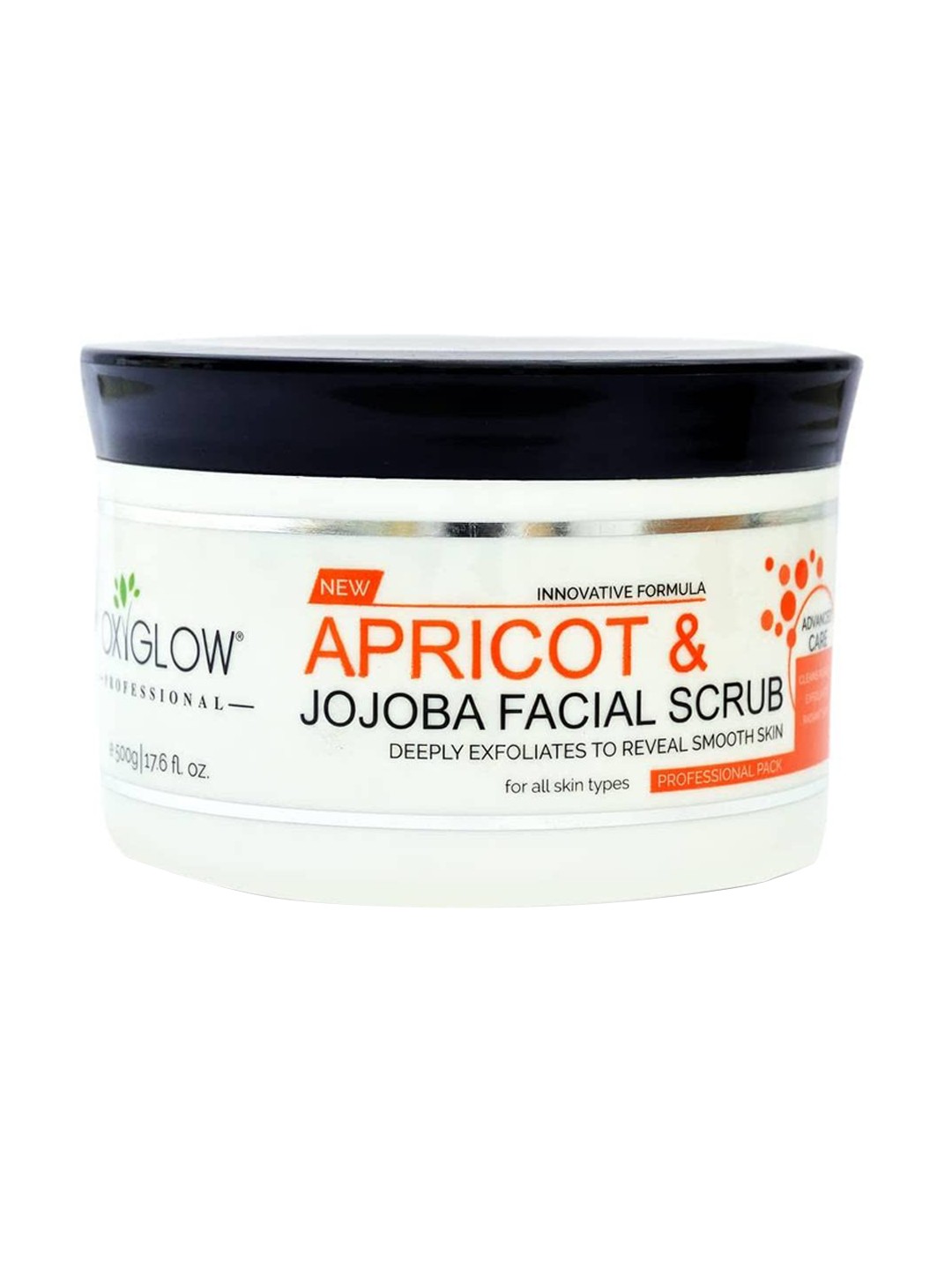 

Oxyglow Apricot & Jojoba Facial Scrub - 500 g, White