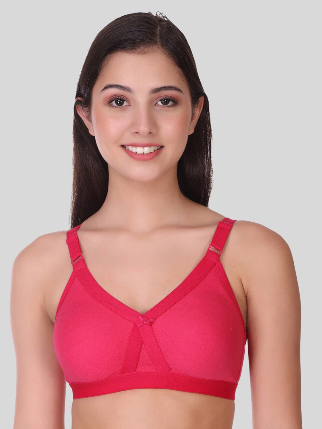 

POOJA RAGENEE Full Coverage Everyday Bra, Magenta