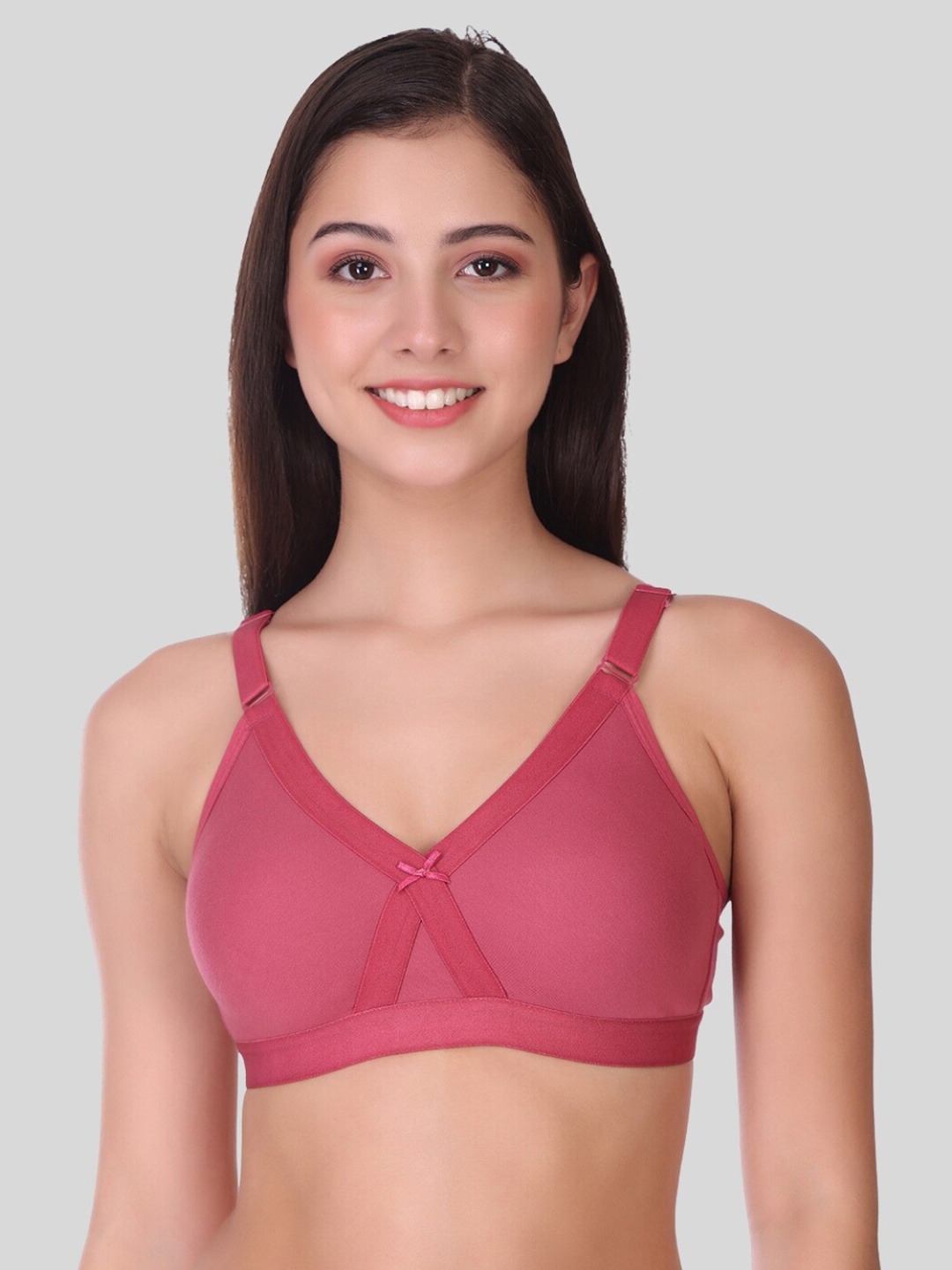 

POOJA RAGENEE Full Coverage Everyday Bra, Pink