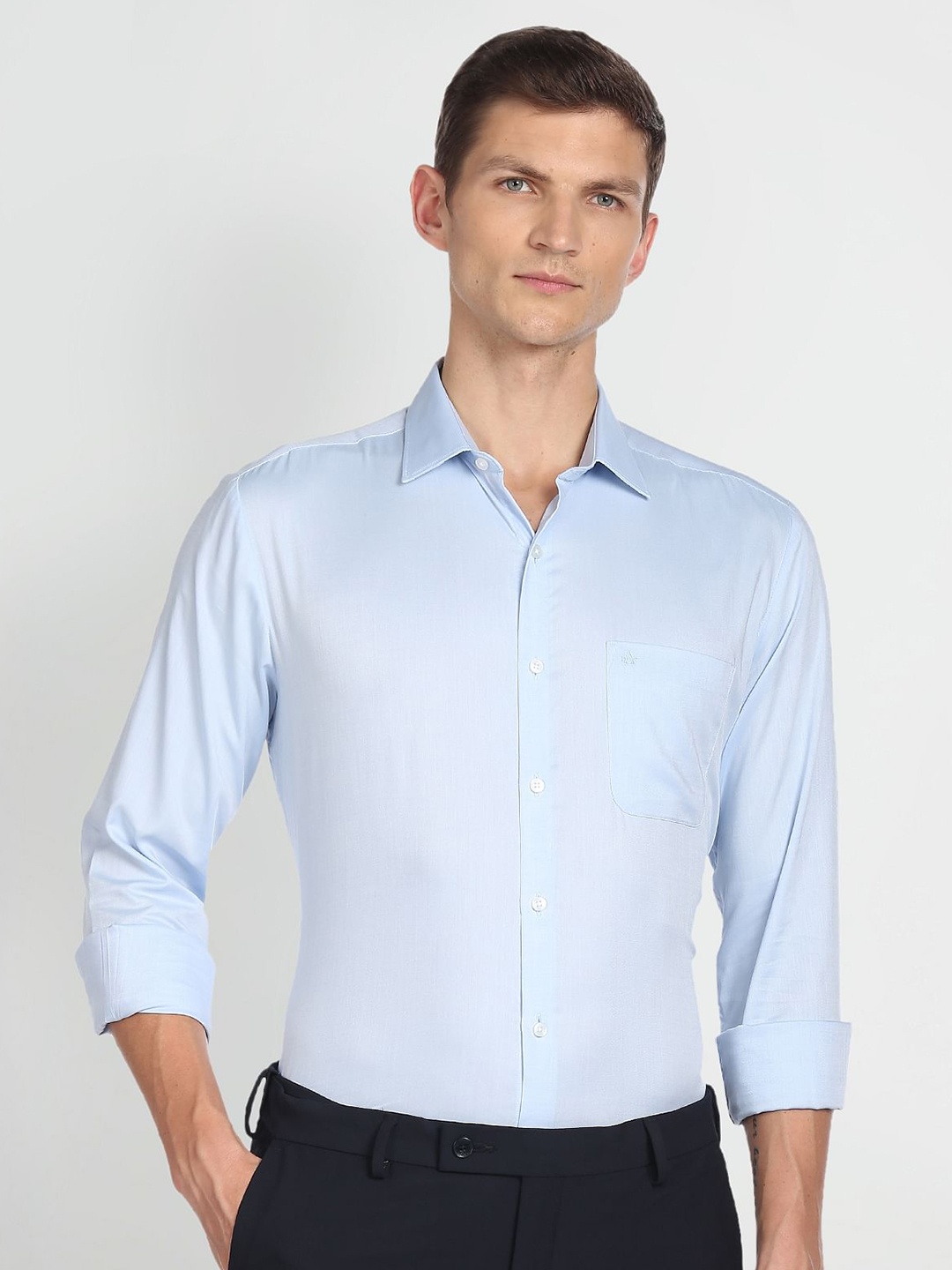 

Arrow Slim Fit Opaque Formal Shirt, Blue