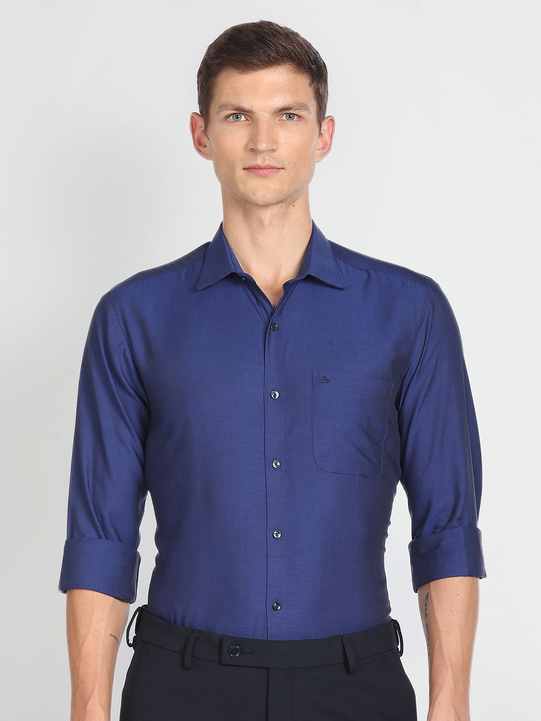 

Arrow Slim Fit Opaque Formal Shirt, Blue