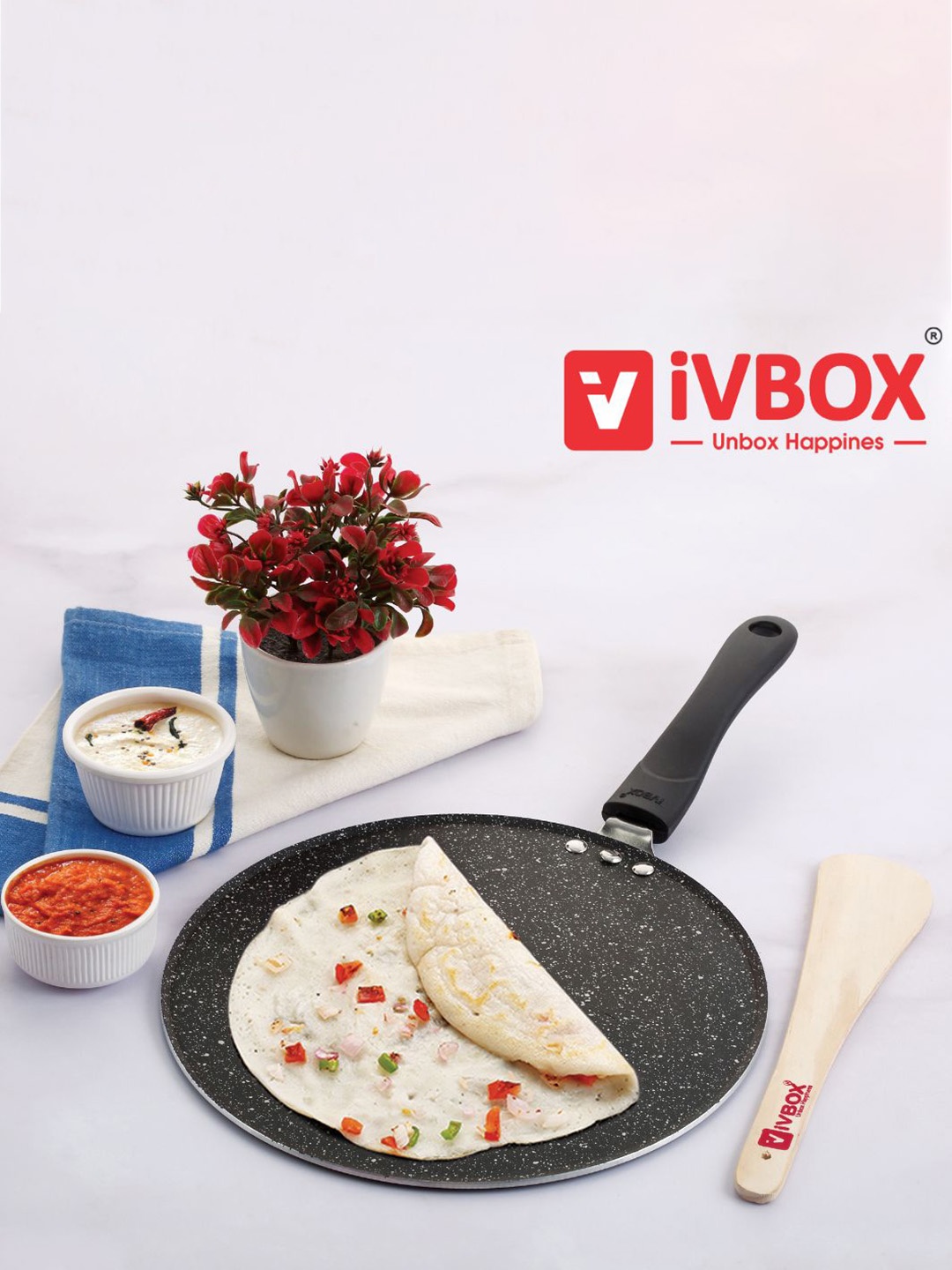 

iVBOX Smart Grey Induction Base Nonstick Cookware