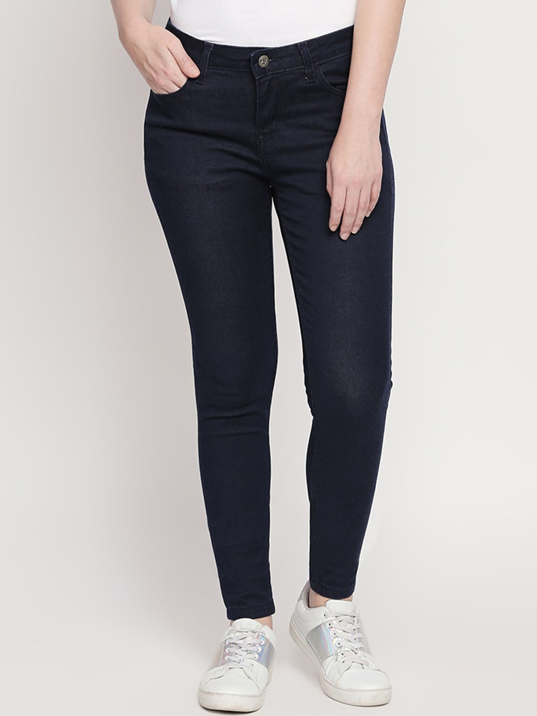 

Being Human Women Mid-Rise Skinny Fit Jeans, Blue