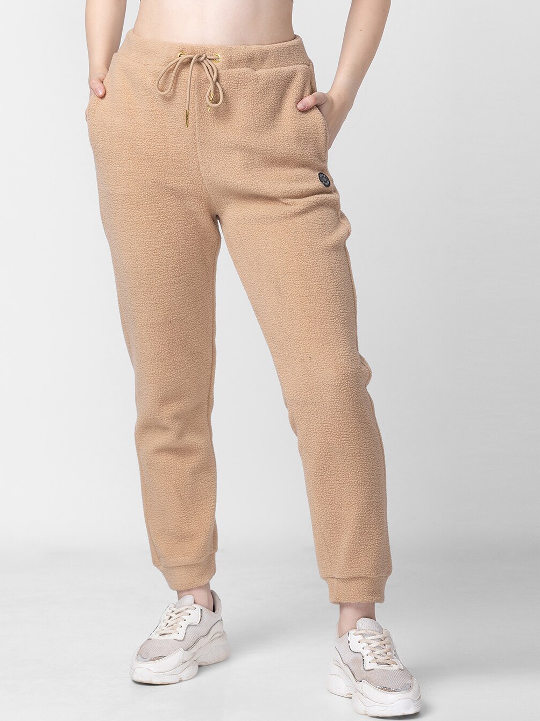 

Being Human Women Mid-Rise Joggers, Brown