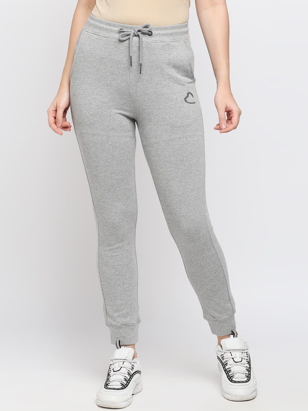 

Being Human Women Slim-Fit Joggers, Grey
