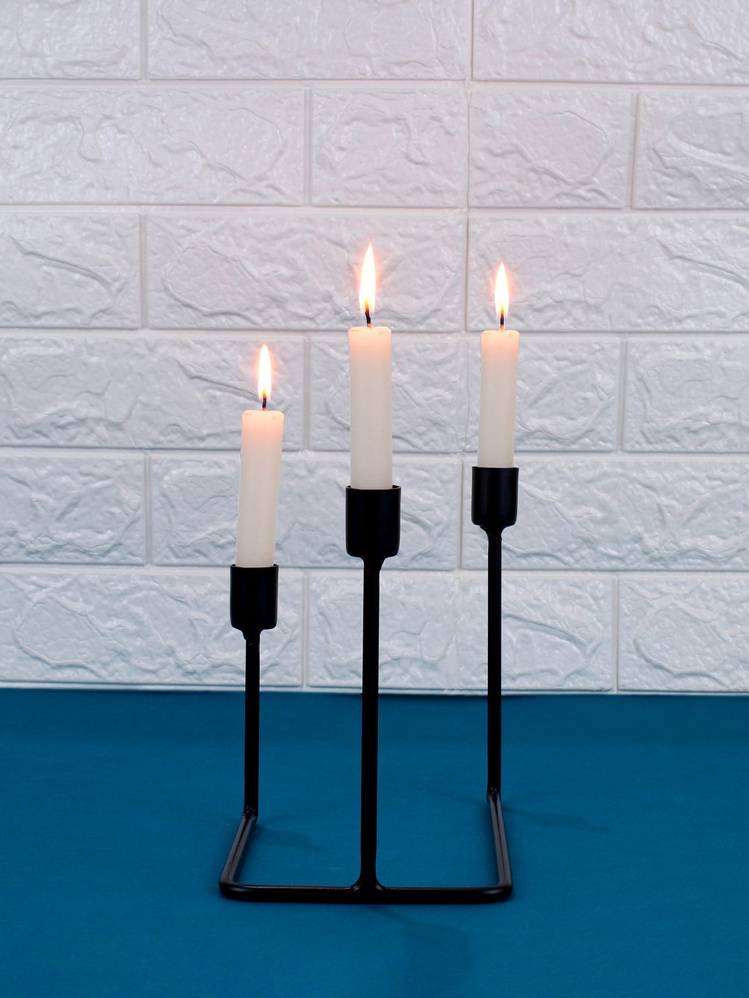 

MODEFE Black 3 Candlestick Holders For Taper Candles