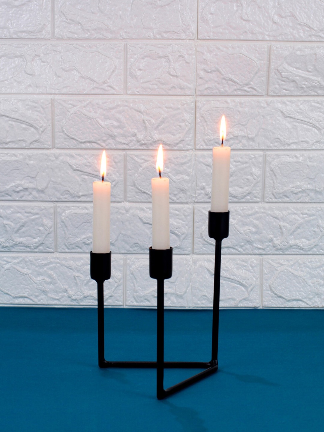 

MODEFE Black Metal Candle Holder