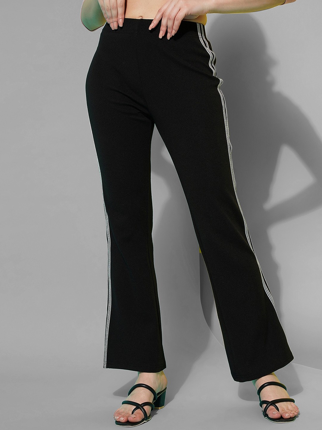 

Selvia Women Black Easy Wash Trousers