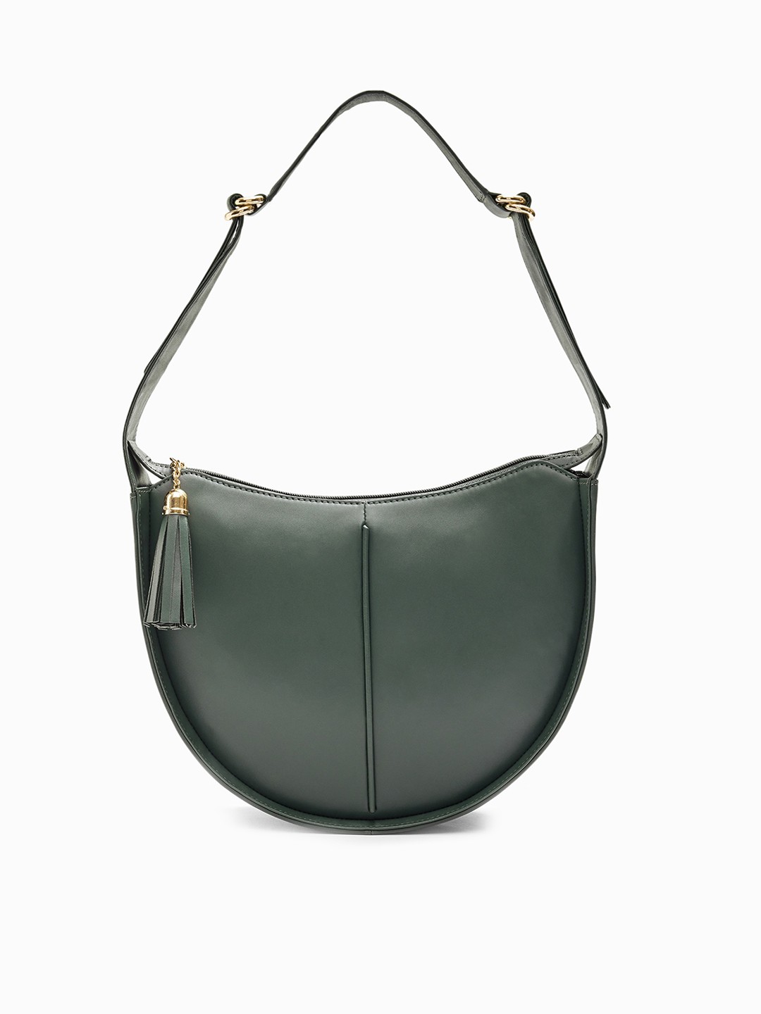 

The Label Life Suede Half Moon Shoulder Bag, Green