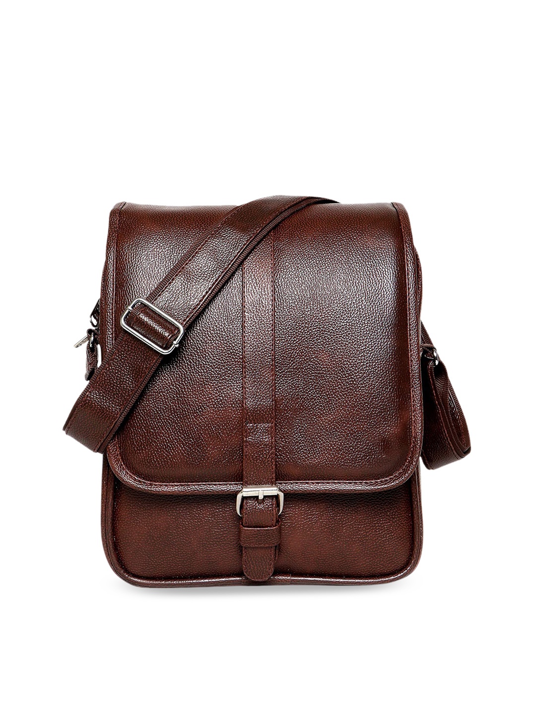 

SAMTROH Structured Messenger Bag, Brown