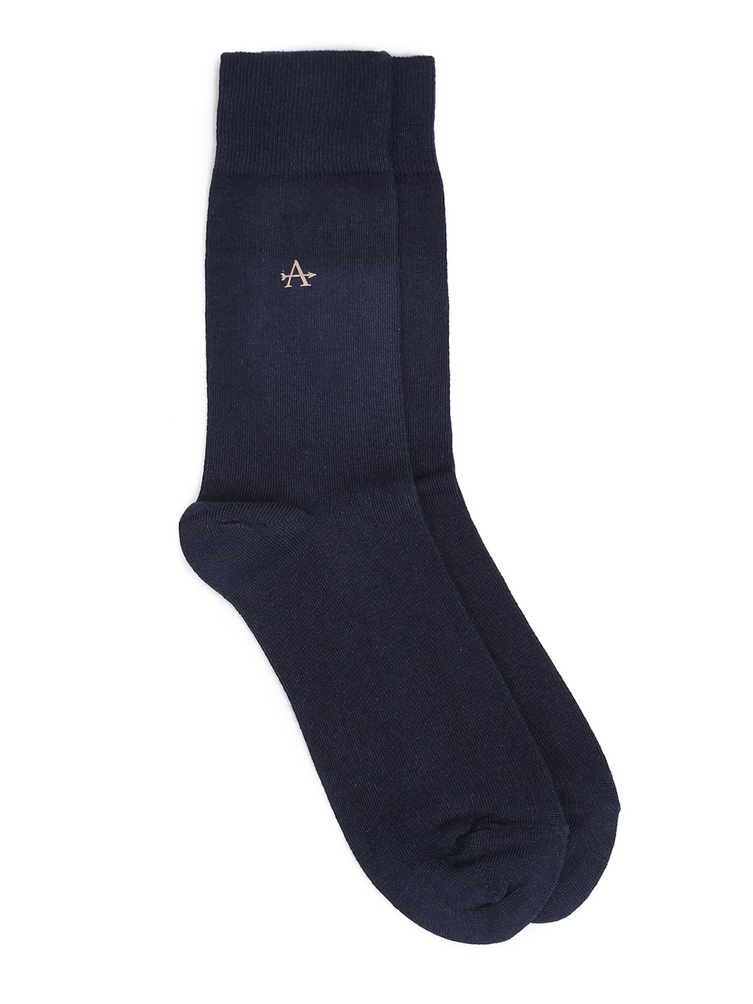 

Arrow Men Cotton Calf-Length Socks, Navy blue