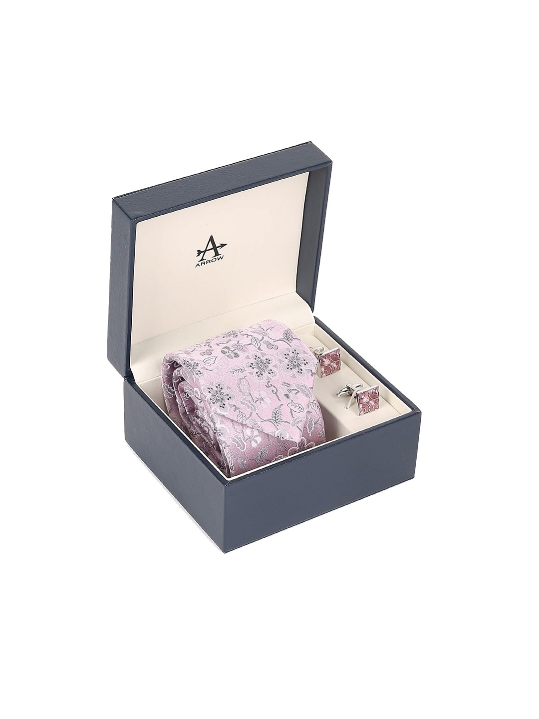 

Arrow Men Set Of 3 Printed Accessory Gift Set, Pink