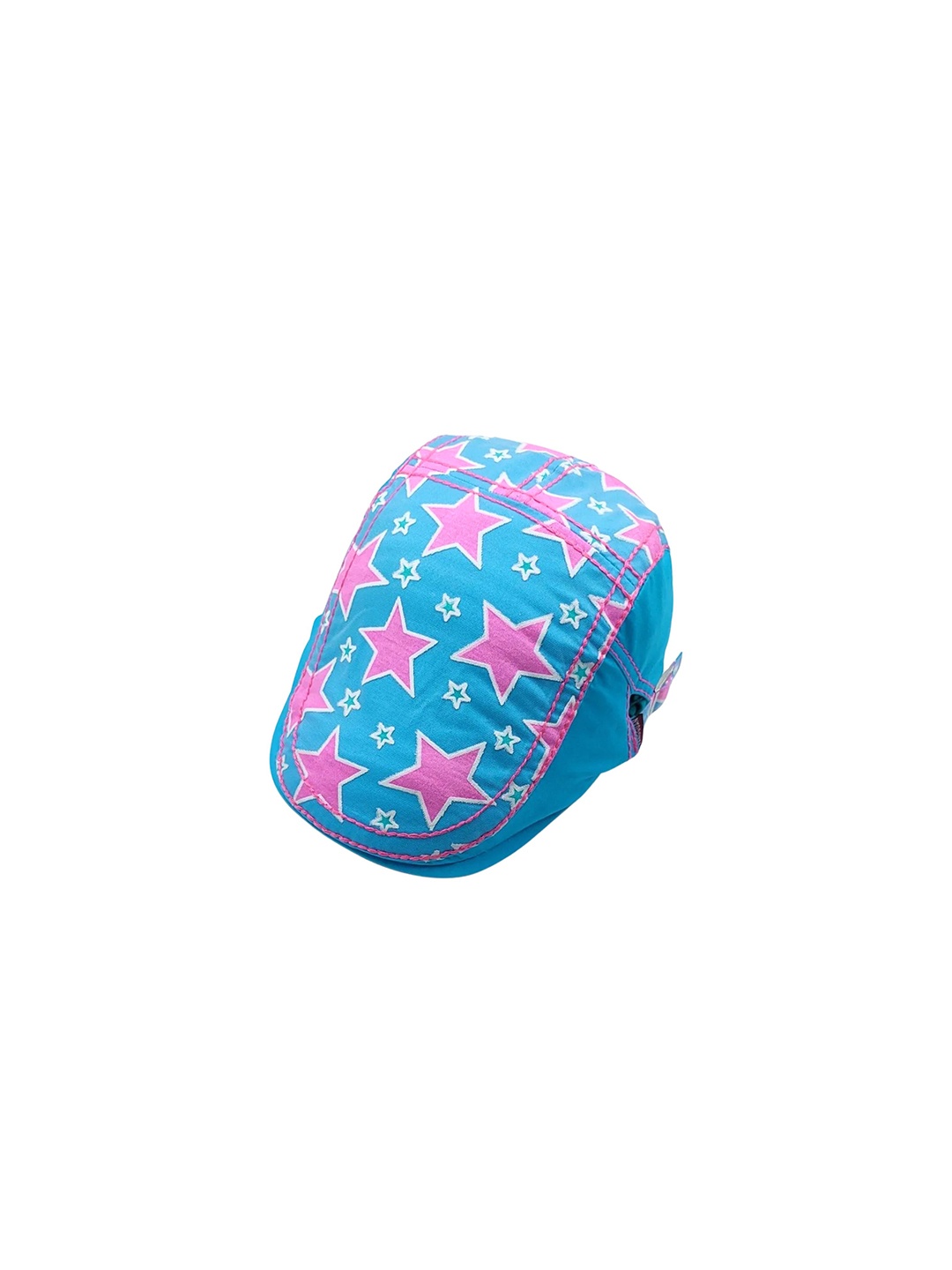 

Zacharias Boys Printed Cotton Ascot Cap, Blue