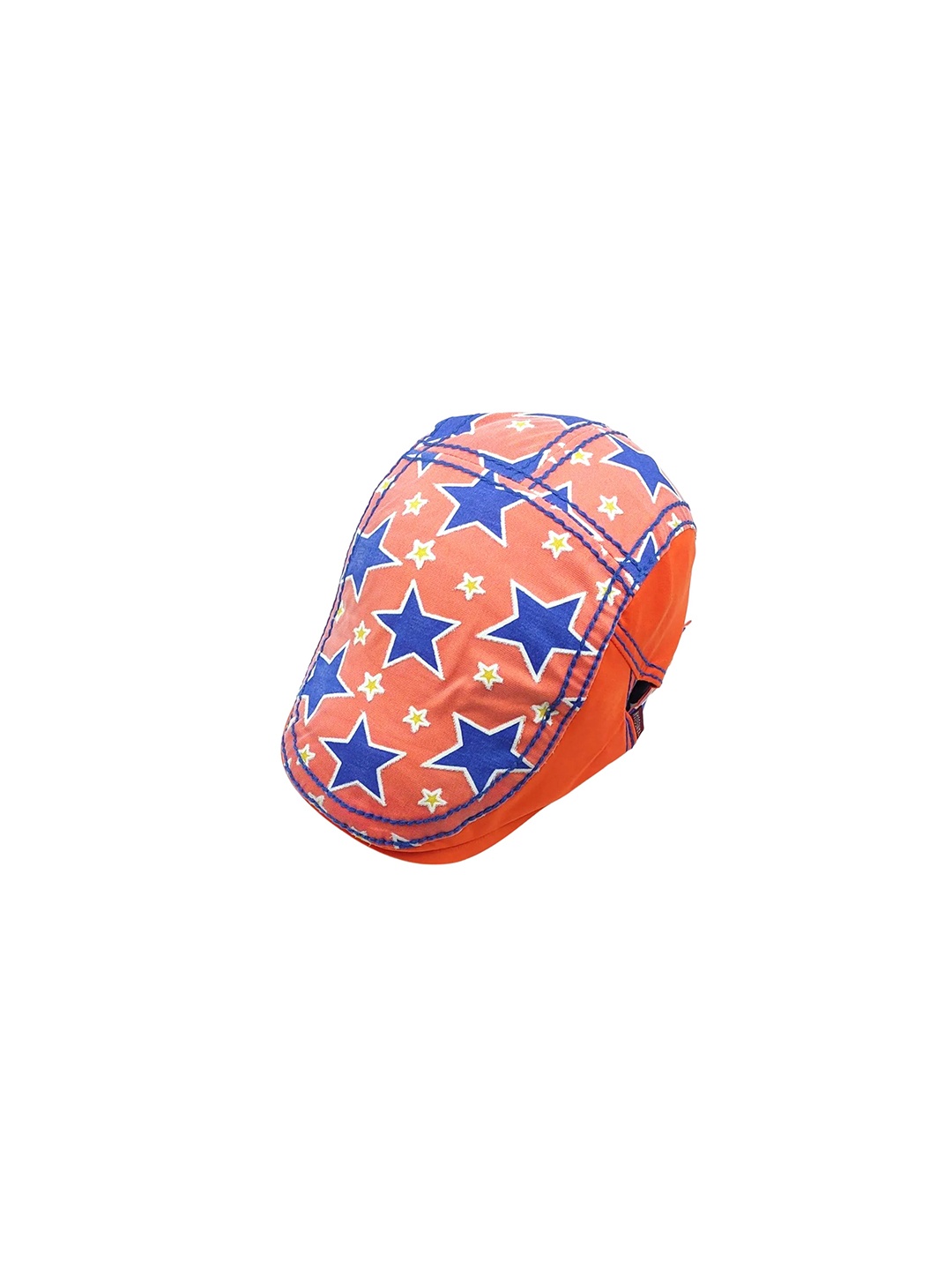 

Zacharias Boys Printed Cotton Ascot Cap, Orange