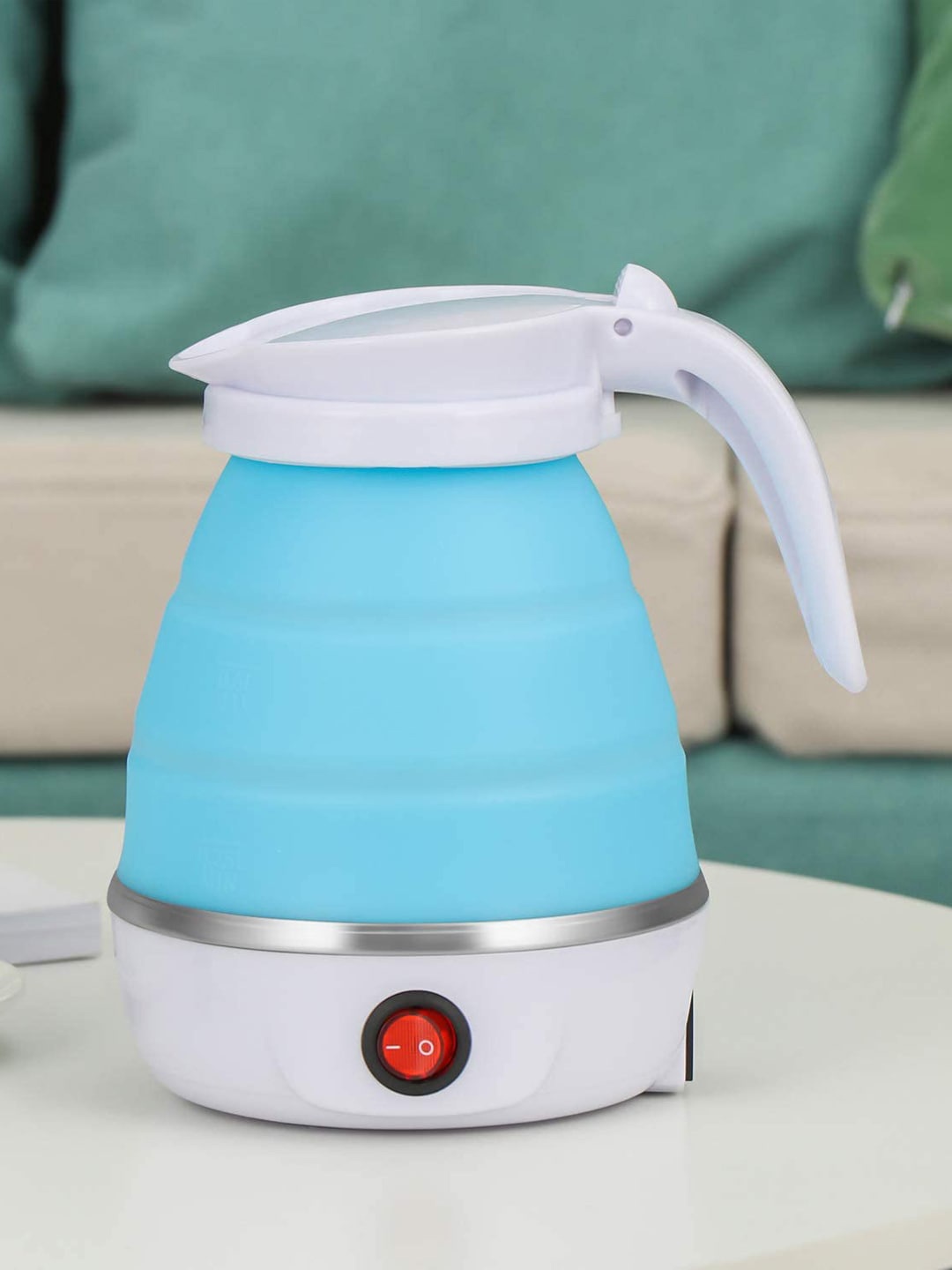 

ZURU BUNCH Blue & White Foldable Electric Kettle