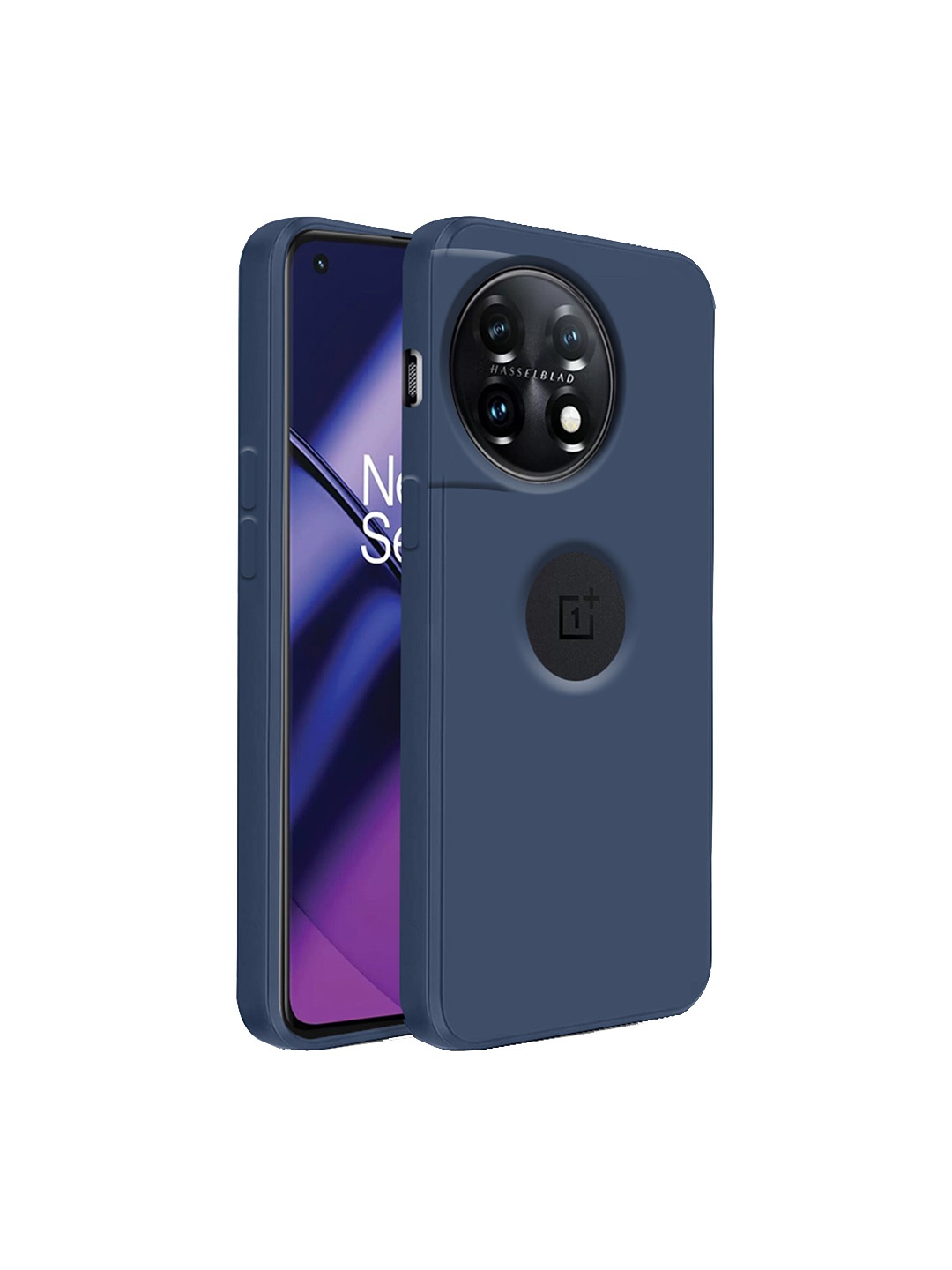 

Karwan OnePlus 11 5G Liquid Silicone Back Cases, Blue
