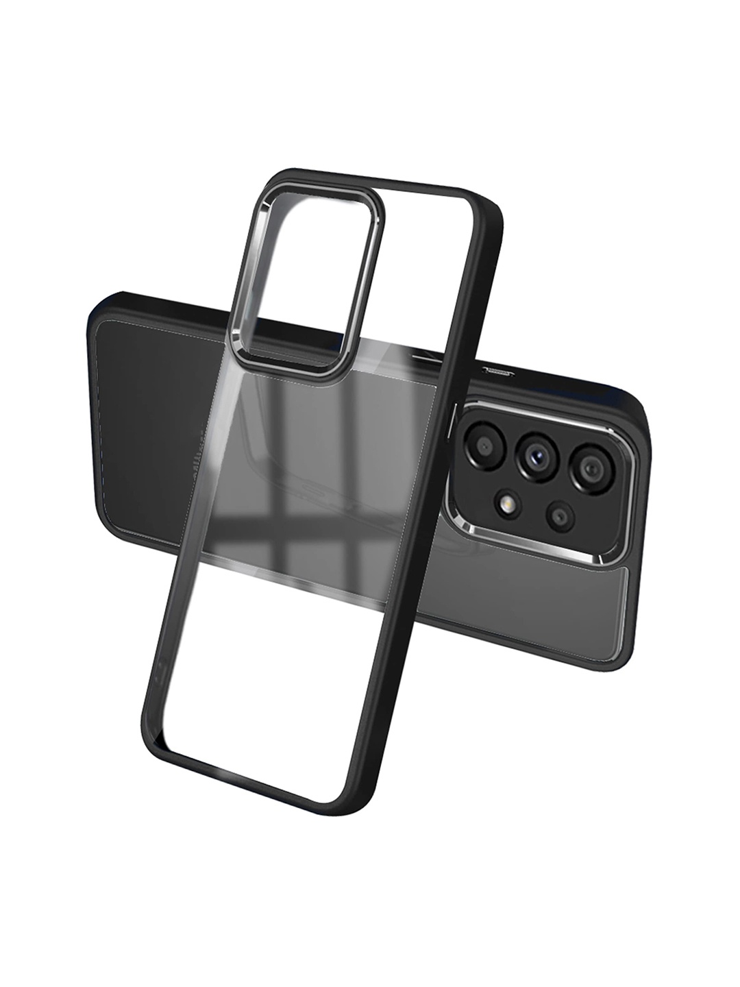 

Karwan Samsung A53 with Metal Lens Back Cases, Black