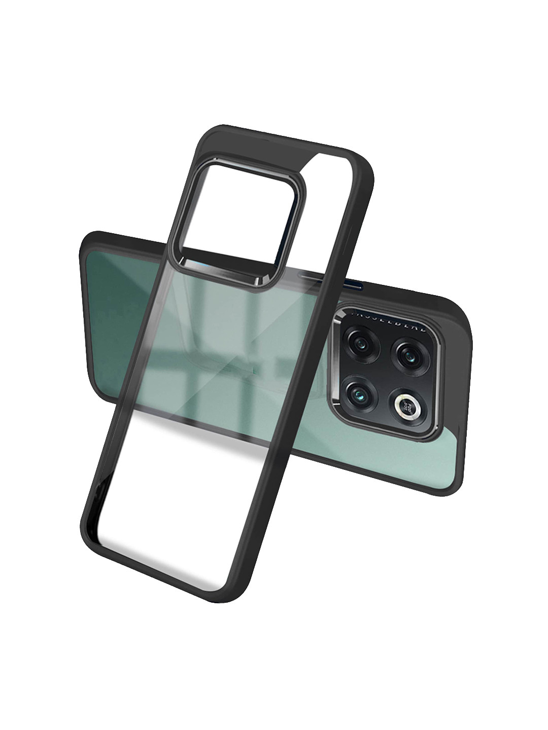 

Karwan OnePlus 10T 5G With Metal Lens Mobile Back Case, Transparent