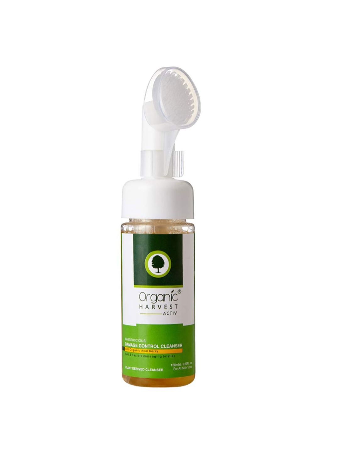 

Organic Harvest Activ Unisex Masseuscious Damage Control Cleanser 150 ml, White