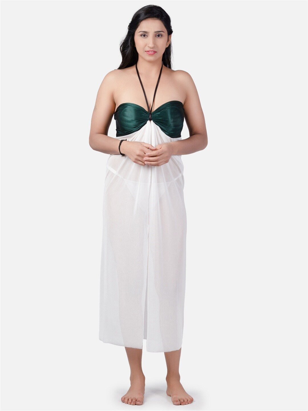 

Klamotten Halter Neck Baby Doll, Green