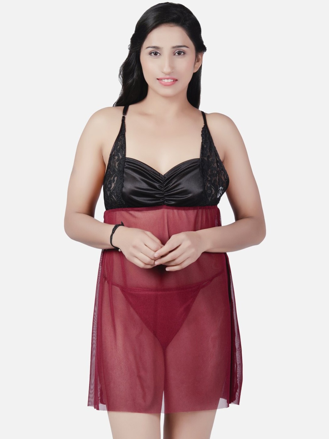 

Klamotten Shoulder Straps Baby Doll, Rust