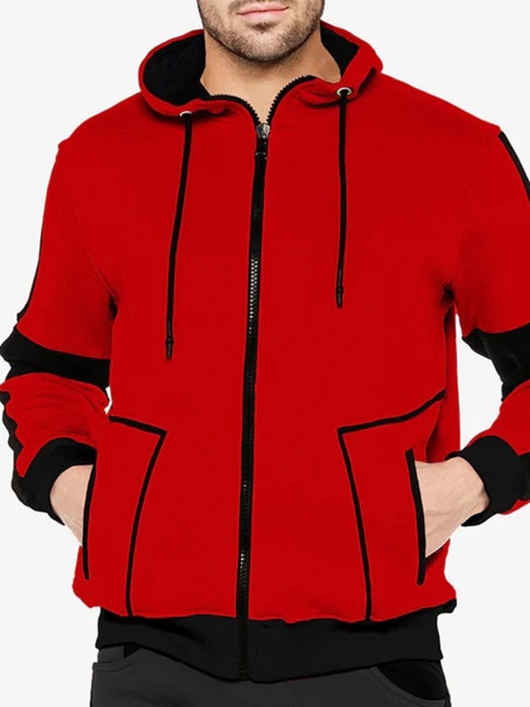 

TRIPR ORIGINALS Men Colourblocked Bomber Jacket, Black