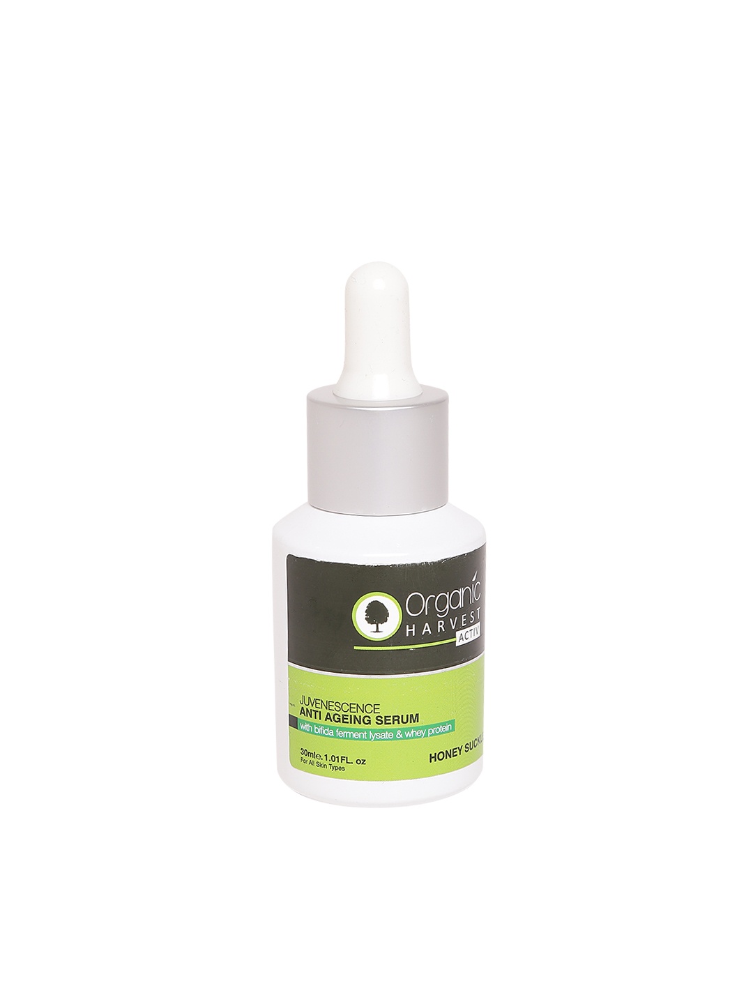 

Organic Harvest Unisex Honey Suckle Juvenescence Anti Ageing Serum 30 ml, Green