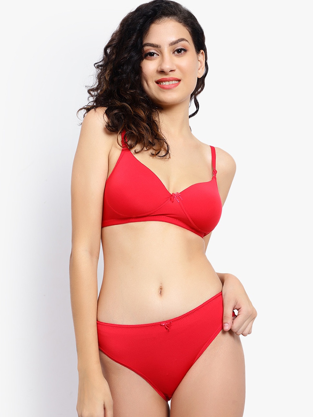 

LADYLAND Lightly Padded Lingerie Set BUTTER FLY-RED-30