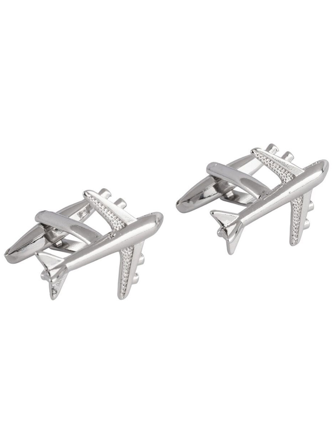 

The Tie Hub Silver-Toned Quirky Cufflinks