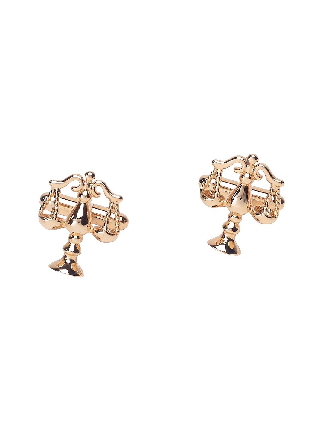 

The Tie Hub Gold-Toned Quirky Cufflinks