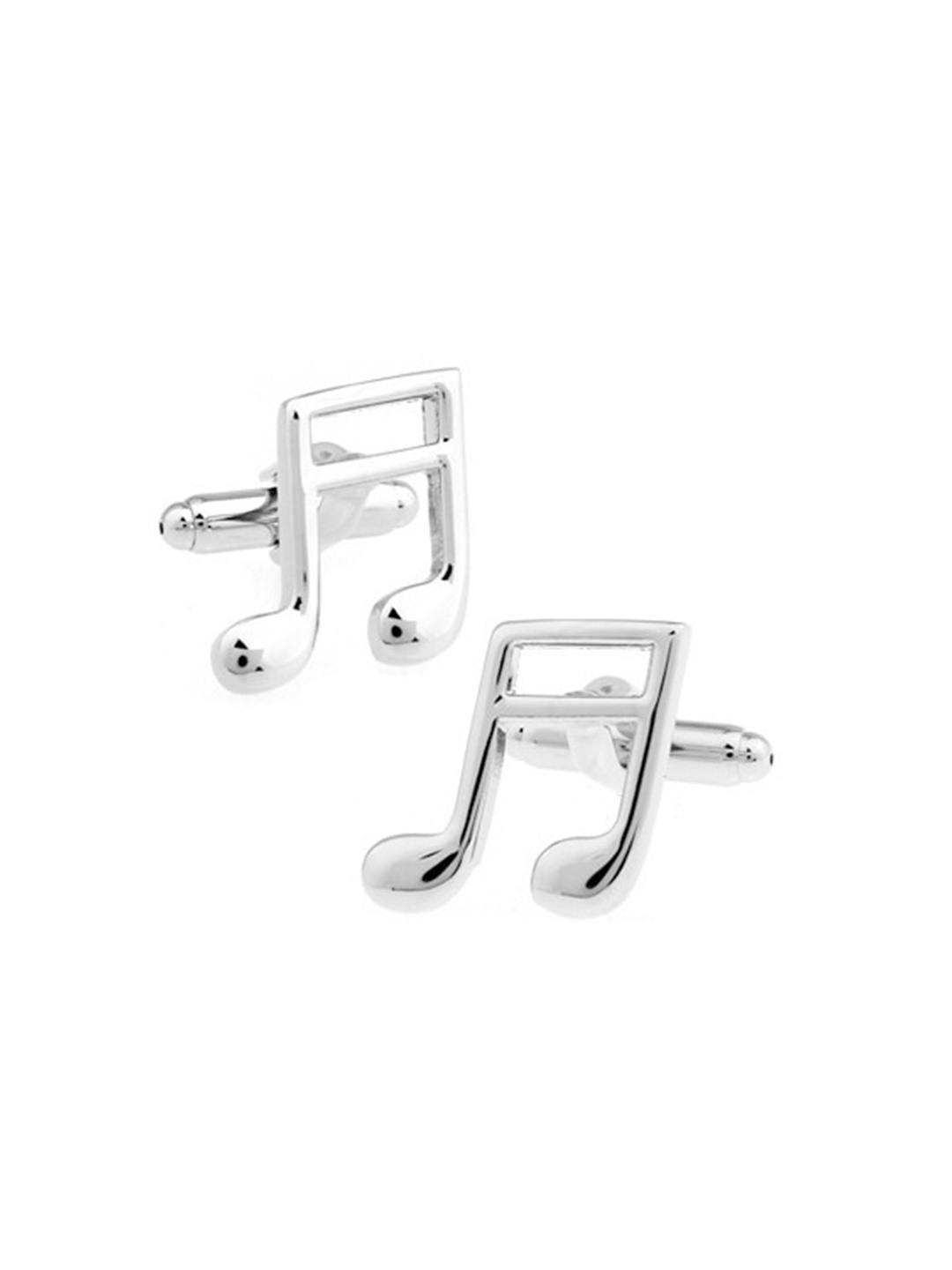 

The Tie Hub Silver-Toned Quirky Cufflinks