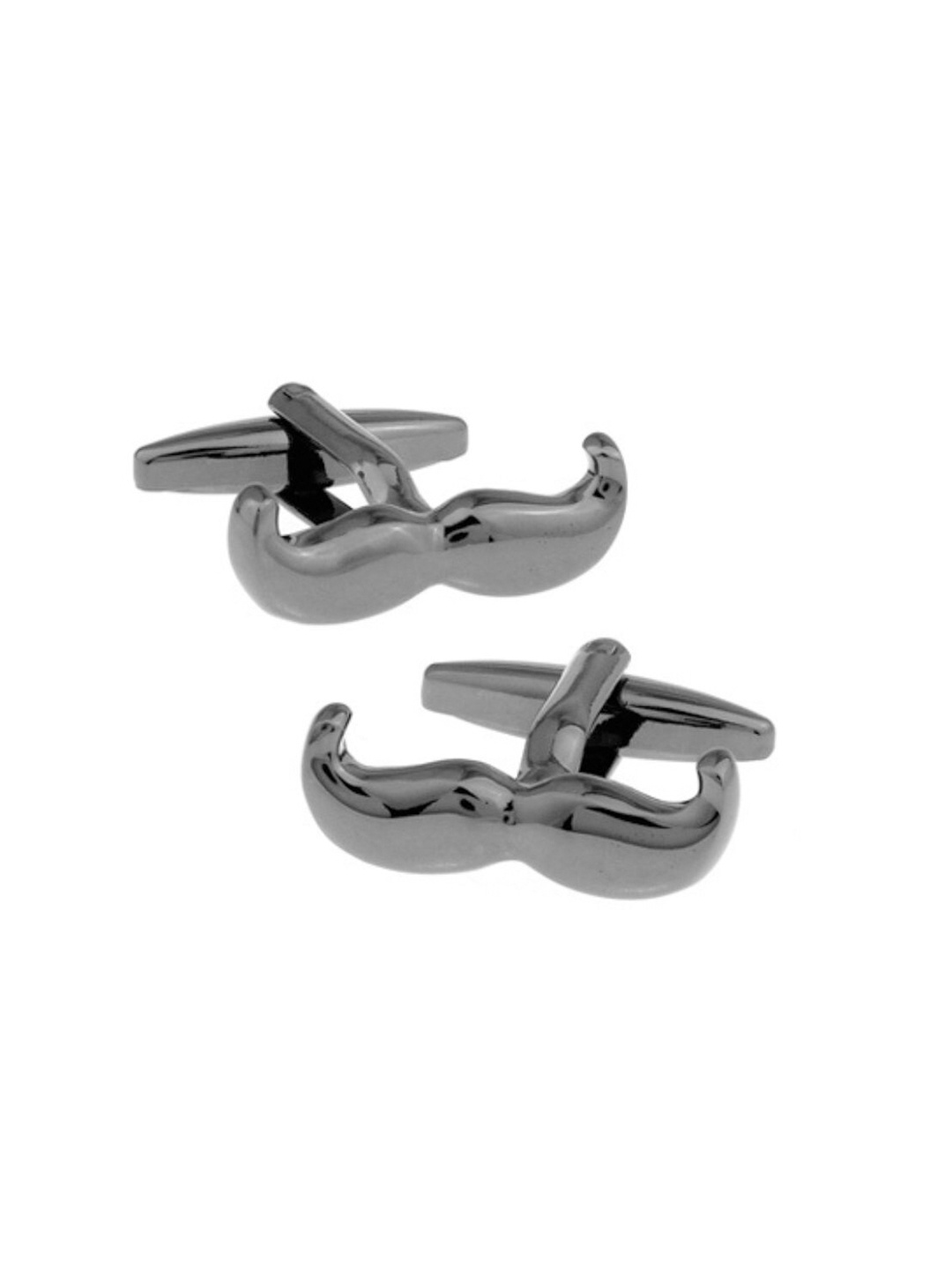 

The Tie Hub Silver-Toned Moustache Cufflinks