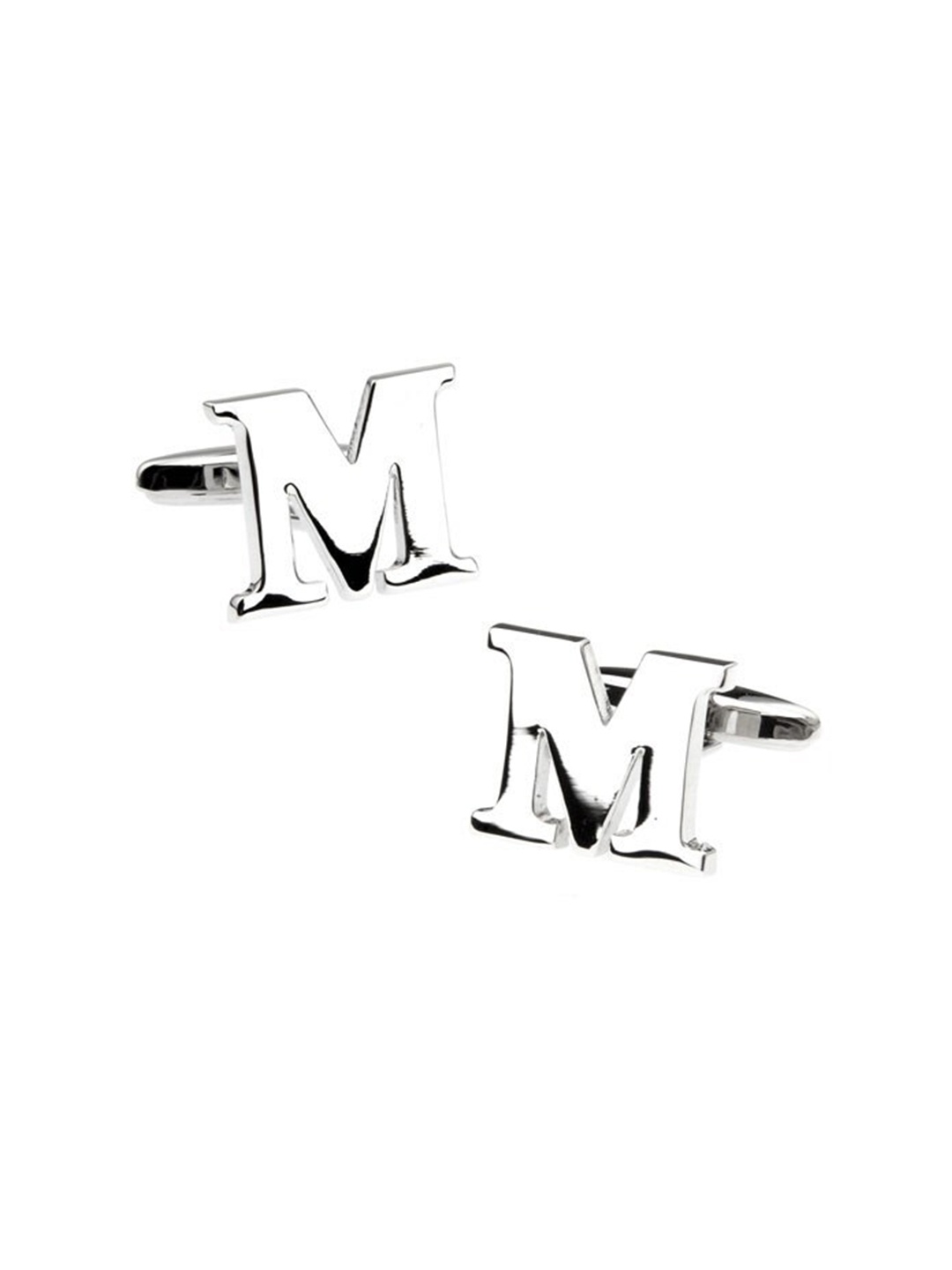 

The Tie Hub Silver-Toned Alphabet Cufflinks