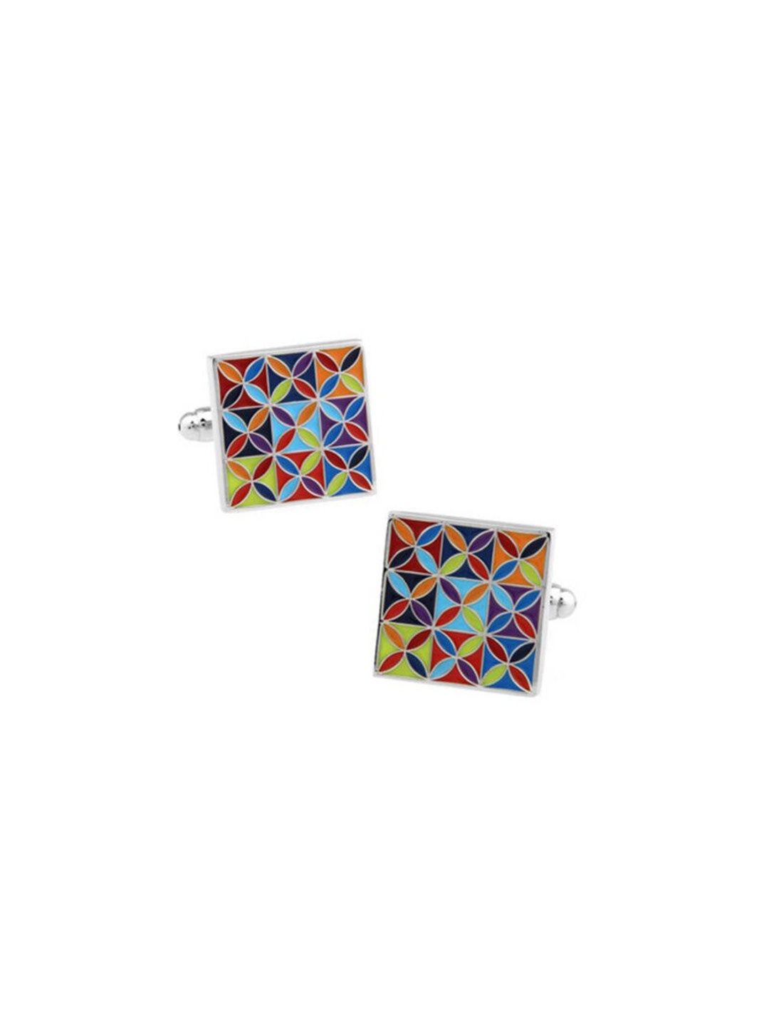 

The Tie Hub Blue & Orange Cufflinks