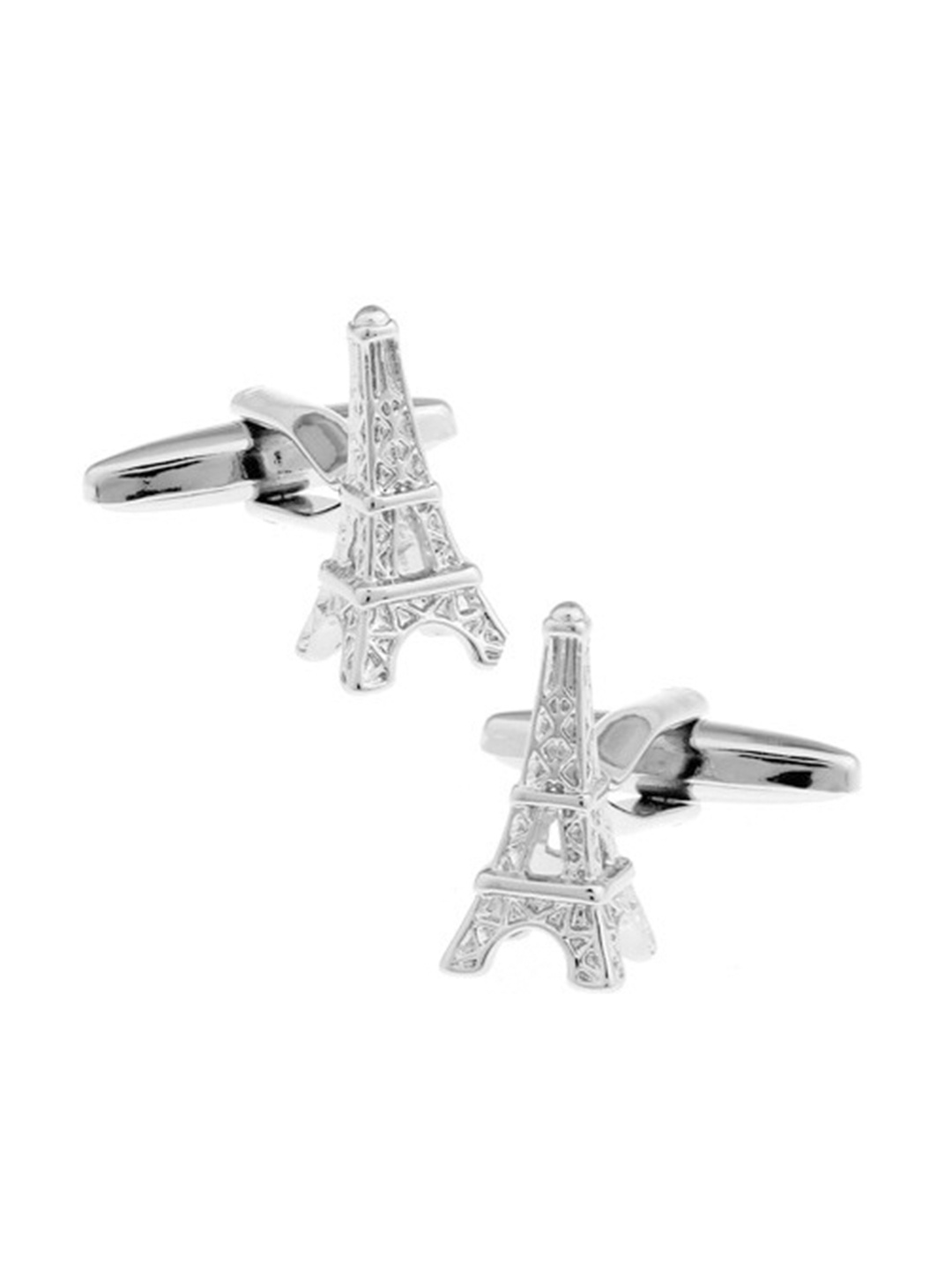 

The Tie Hub Silver-Toned Quirky Cufflinks