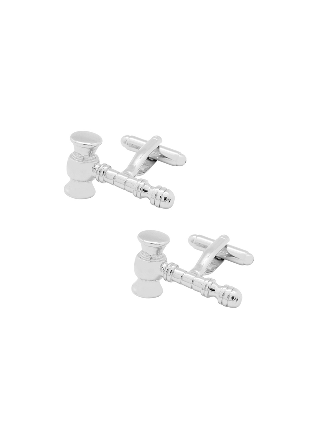 

The Tie Hub Silver-Toned Quirky Cufflinks