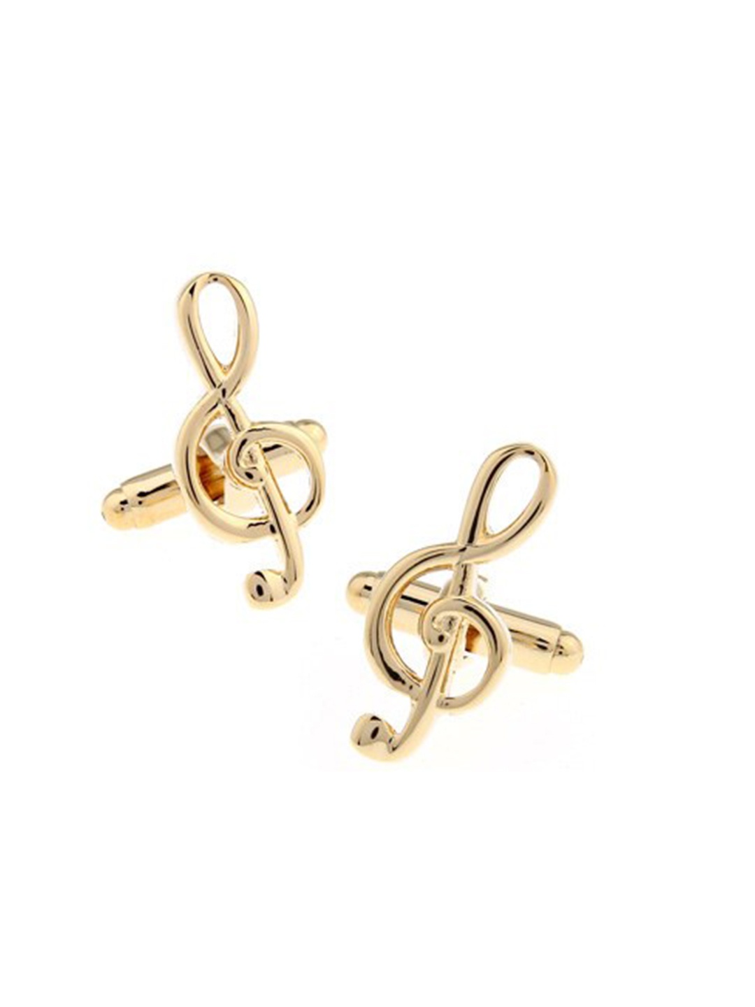 

The Tie Hub Musical Note Shaped Cufflinks, Gold