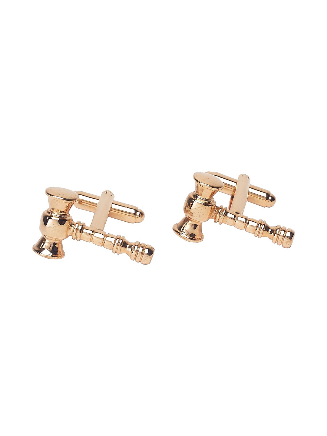 

The Tie Hub Gold-Toned Quirky Cufflinks