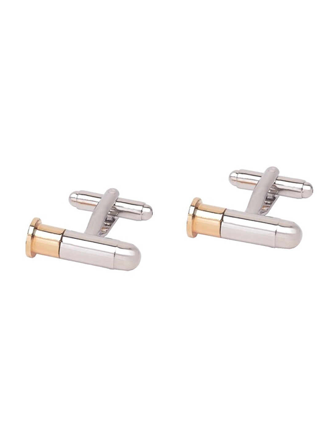 

The Tie Hub Silver-Toned Quirky Cufflinks