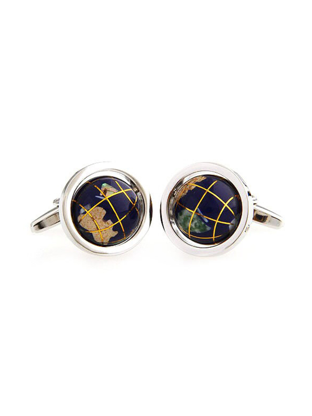 

The Tie Hub Blue & Yellow Cufflinks