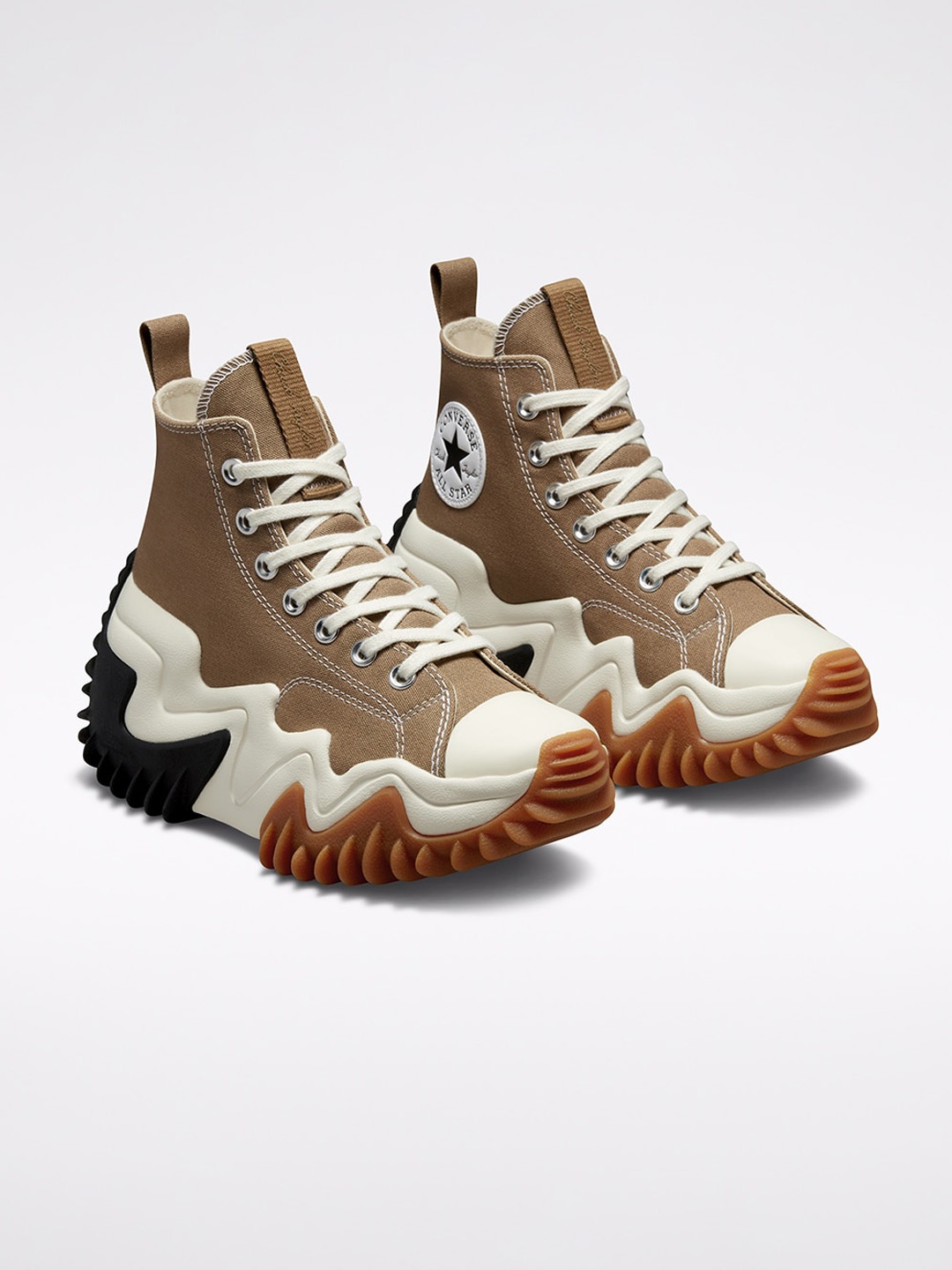 

Converse Unisex Run Star Motion Canvas Platform High Top Sneakers, Brown